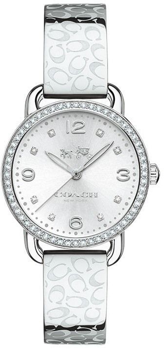 Coach Delancey White Dial Silver Steel Strap Watch for Women - 14502353 Buy Now By Coach