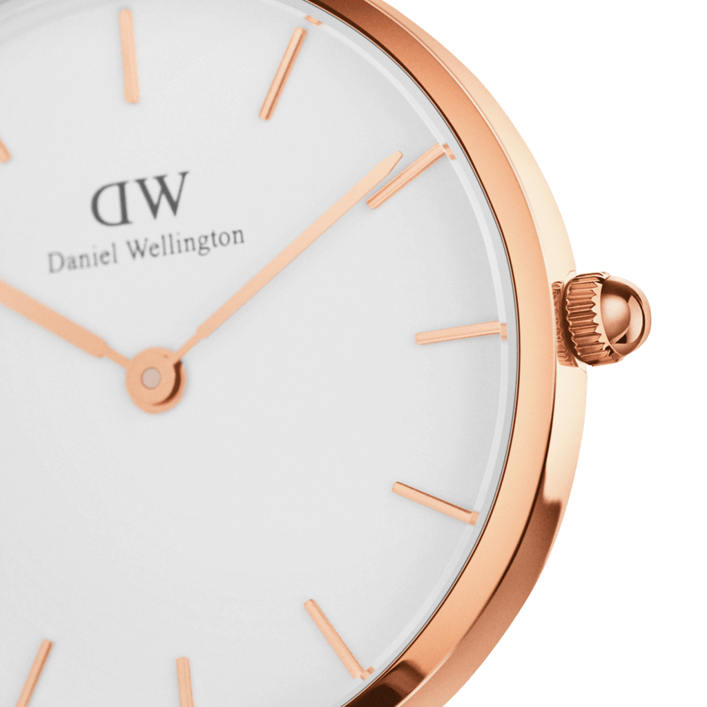 Daniel Wellington Classic Petite Cornwall White Dial Black NATO Strap Watch For Women - DW00100251 Buy Now By Daniel Wellington