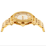 Versace Code Quartz Silver Dial Gold Steel Strap Watch For Men - VEPO00420 Buy Now By Versace