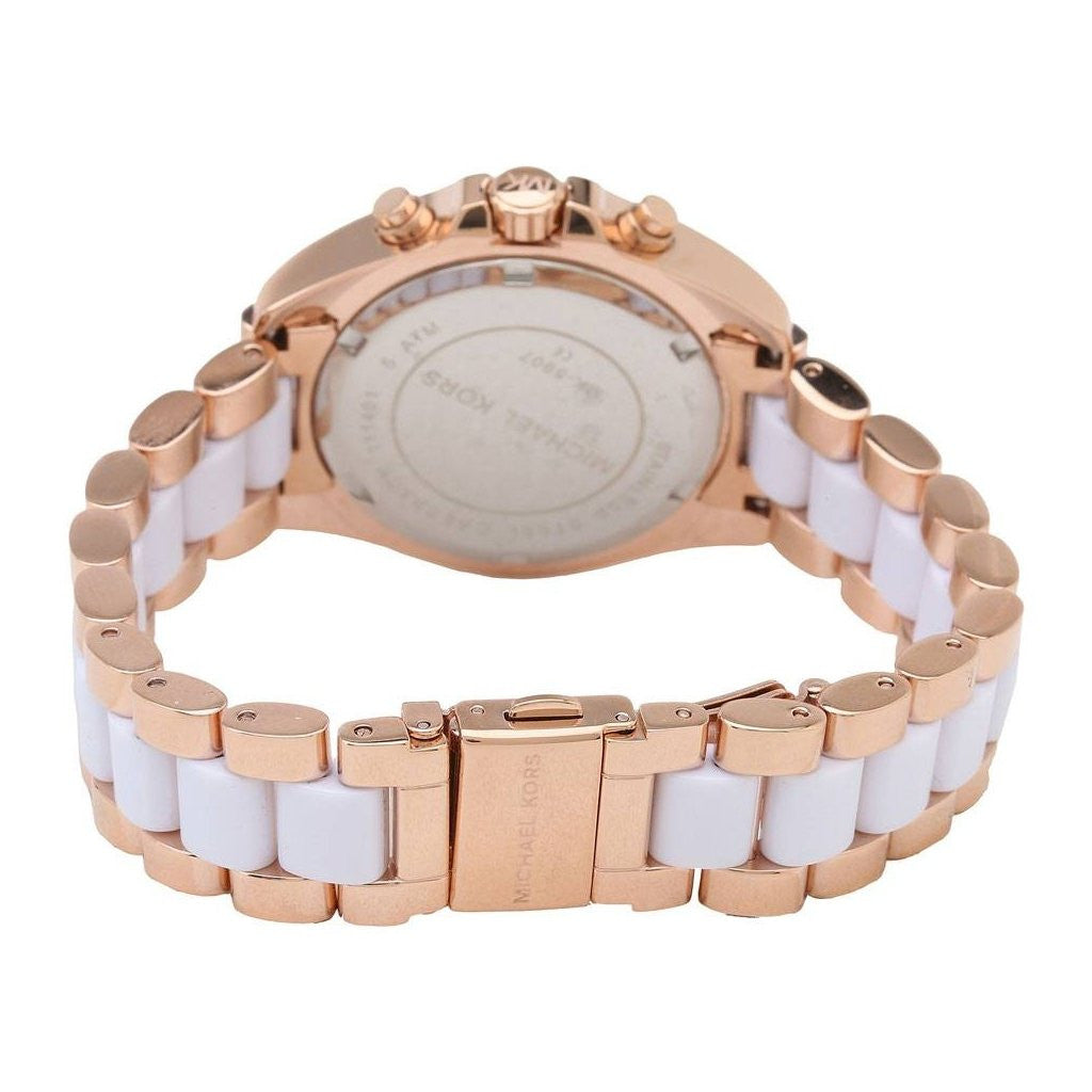 Michael Kors Bradshaw Silver Dial Two Tone Steel Strap Watch for Women - MK5907 Buy Now By Michael Kors