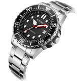 Citizen Mechanical Black Dial Silver Steel Strap Watch For Men - NJ0120-81E Buy Now By Citizen