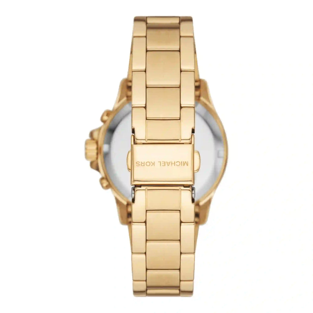 Michael Kors Everest Chronograph White Dial Gold Steel Strap Watch For Women - MK7212 Buy Now By Michael Kors