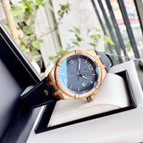 Maurice Lacroix Aikon Date Limited Edition Blue Dial Blue Leather Strap Watch For Men - AI1028-BRZ01-420-1 Buy Now By Maurice Lacroix