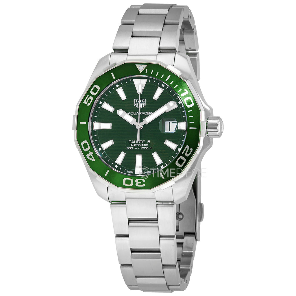 Tag Heuer Aquaracer Green Dial Watch for Men - WAY201S.BA0927 Buy Now By Tag Heuer