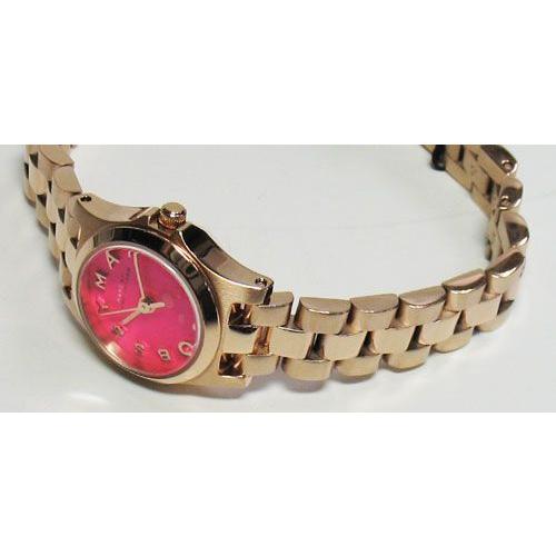 Marc Jacobs Henry Dinky Pink Dial Rose Gold Steel Strap Watch for Women - MBM3203 Buy Now By Marc Jacobs