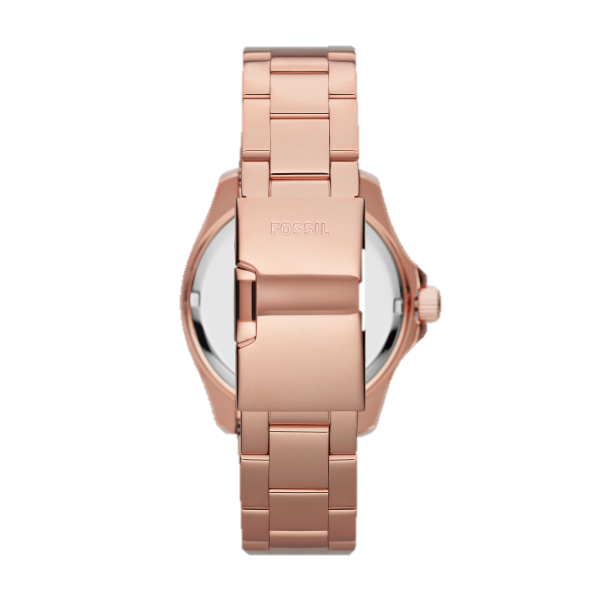 Fossil Cecile Rose Gold Dial Rose Gold Steel Strap Watch for Women - AM4483 Buy Now By Fossil