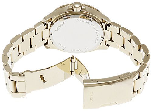 Fossil Cecile Multifunction Champagne Dial Gold Steel Strap Watch for Women - AM4510 Buy Now By Fossil