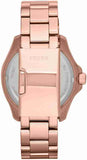 Fossil Cecile Rose Gold Dial Rose Gold Steel Strap Watch for Women - AM4511 Buy Now By Fossil