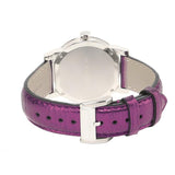Burberry The City Silver Dial Purple Leather Strap Watch for Women - BU9122 Buy Now By Burberry