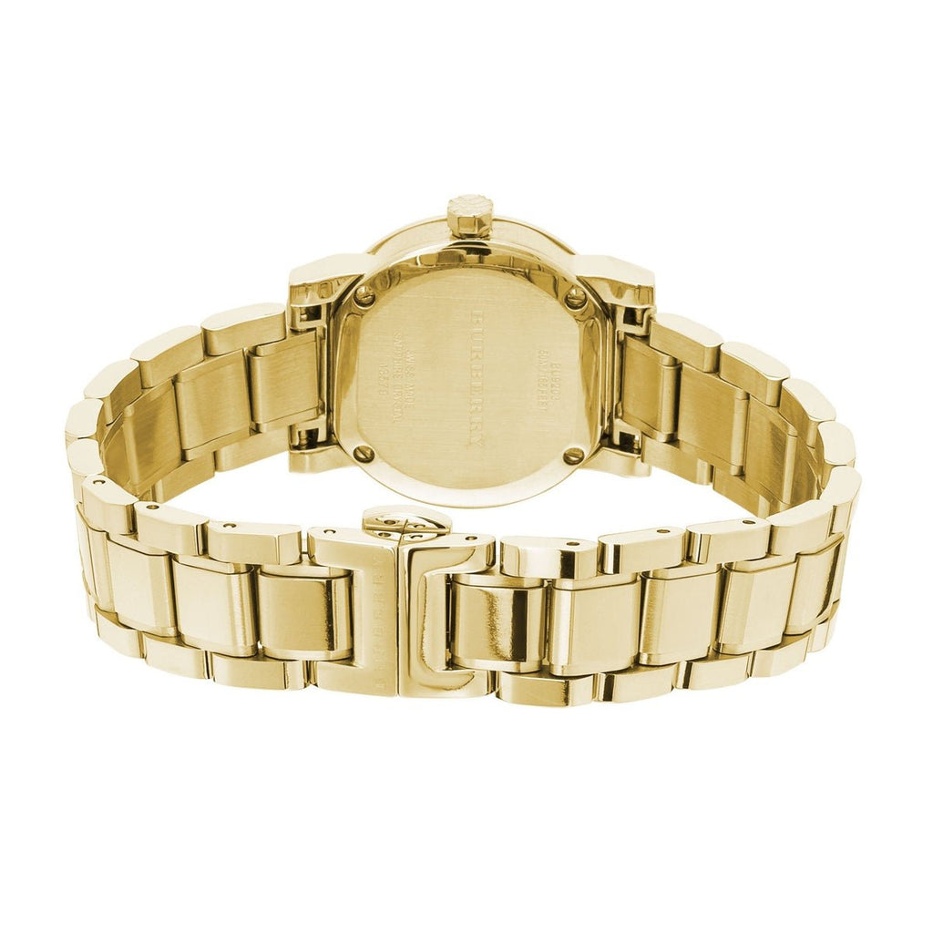 Burberry Heritage White Dial Gold Steel Strap Watch for Women - BU9203 Buy Now By Burberry