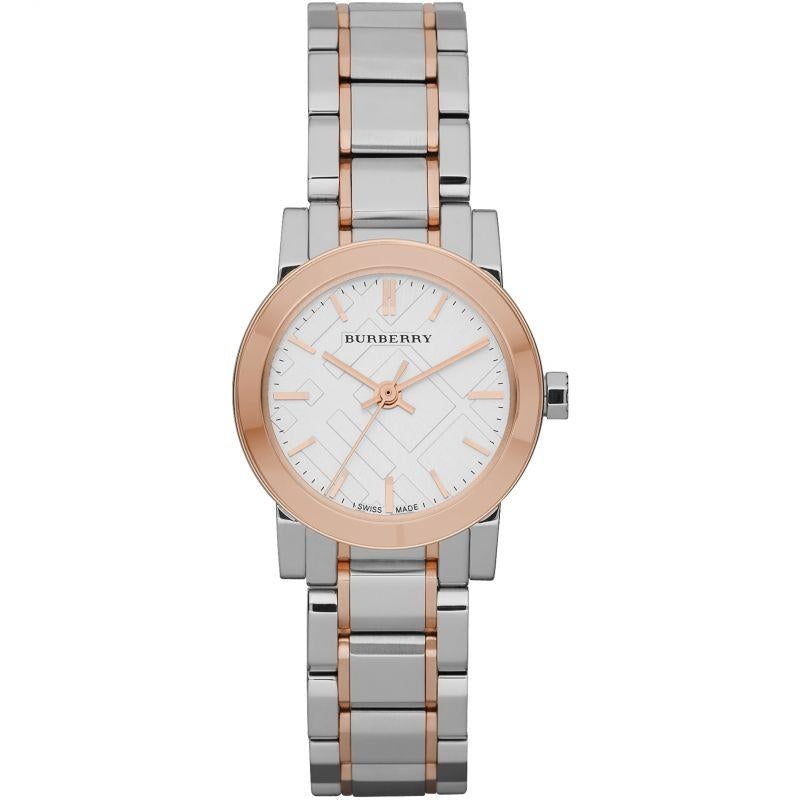 Burberry The City Silver Dial Two Tone Steel Strap Watch for Women - BU9205 Buy Now By Burberry