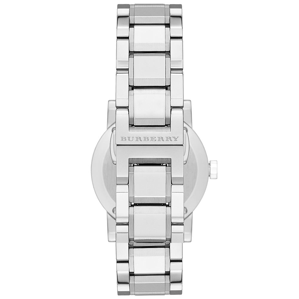 Burberry The City Diamonds Silver Dial Silver Steel Strap Watch for Women - BU9220 Buy Now By Burberry