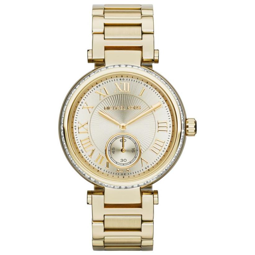 Michael Kors Skylar Gold Dial Gold Steel Strap Watch for Women - MK5867 Buy Now By Michael Kors