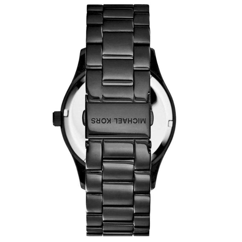 Michael Kors Layton Pave Black Dial Black Steel Strap Watch for Women - MK6091 Buy Now By Michael Kors
