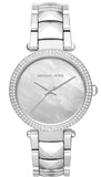 Michael Kors Parker Mother of Pearl Silver Steel Strap Watch for Women - MK6424 Buy Now By Michael Kors