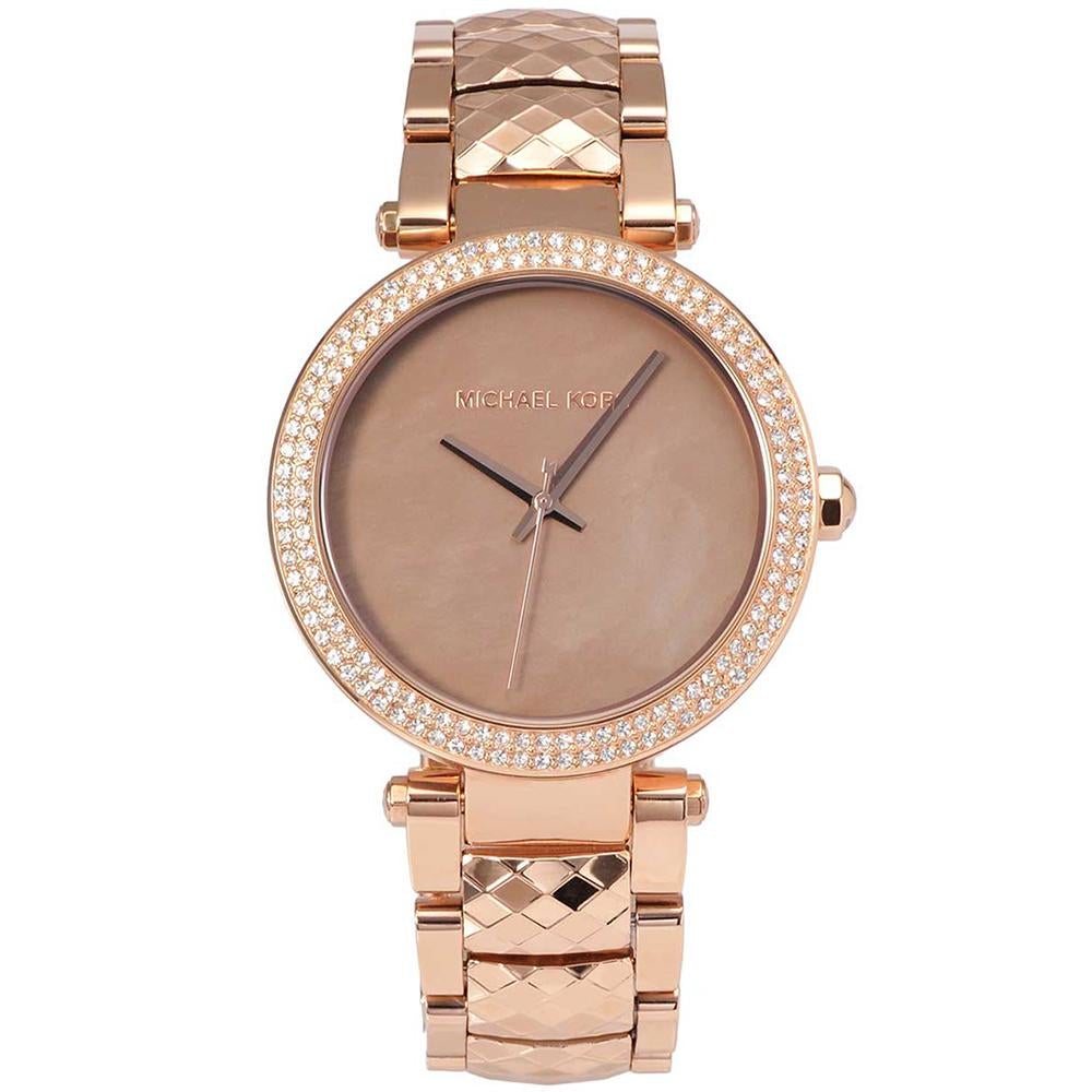 Michael Kors Parker Rose Gold Dial with Diamonds Rose Gold Steel Strap Watch for Women - MK6426 Buy Now By Michael Kors