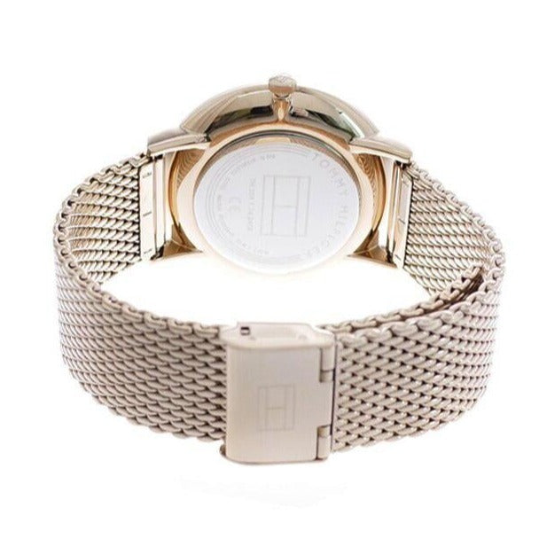 Tommy Hilfiger Brooklyn Grey Dial Gold Mesh Bracelet Watch for Men - 1791506 Buy Now By Tommy Hilfiger