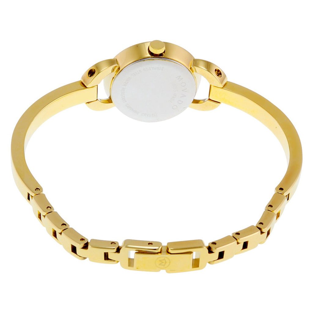 Movado Rondiro Mother of Pearl Dial Gold Steel Strap Watch For Women - 0606889 Buy Now By Movado