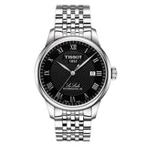 Tissot Le Locle Automatic Black Dial Silver Steel Strap Watch For Men - T41.1.483.53 Buy Now By Tissot