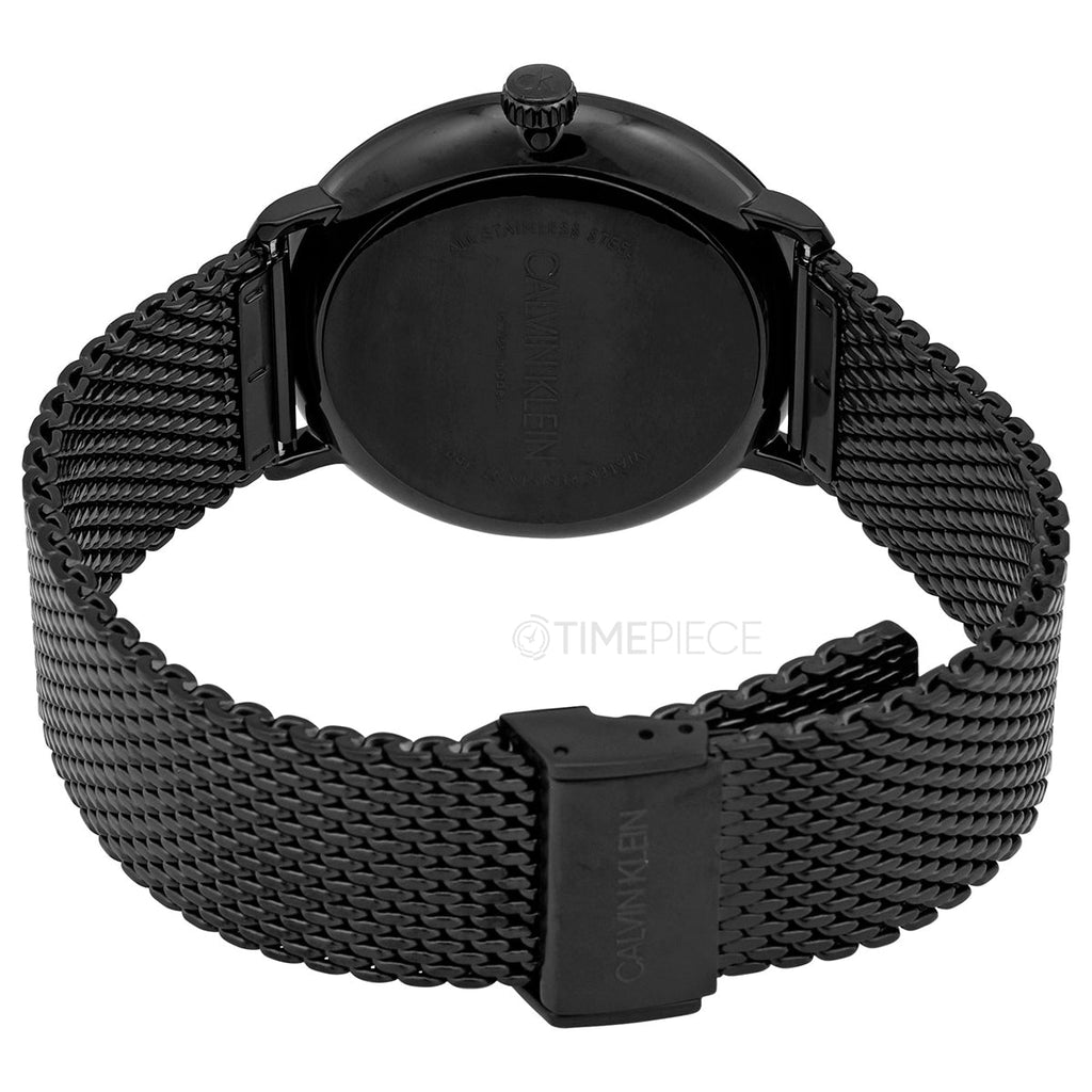 Calvin Klein High Noon Quartz Black Dial Black Mesh Bracelet Watch for Men - K8M21421 Buy Now By Calvin Klein