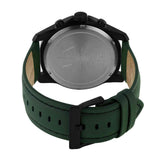 Armani Exchange Banks Chronograph Green Dial Green Leather Strap Watch For Men - AX1725 Buy Now By Armani Exchange