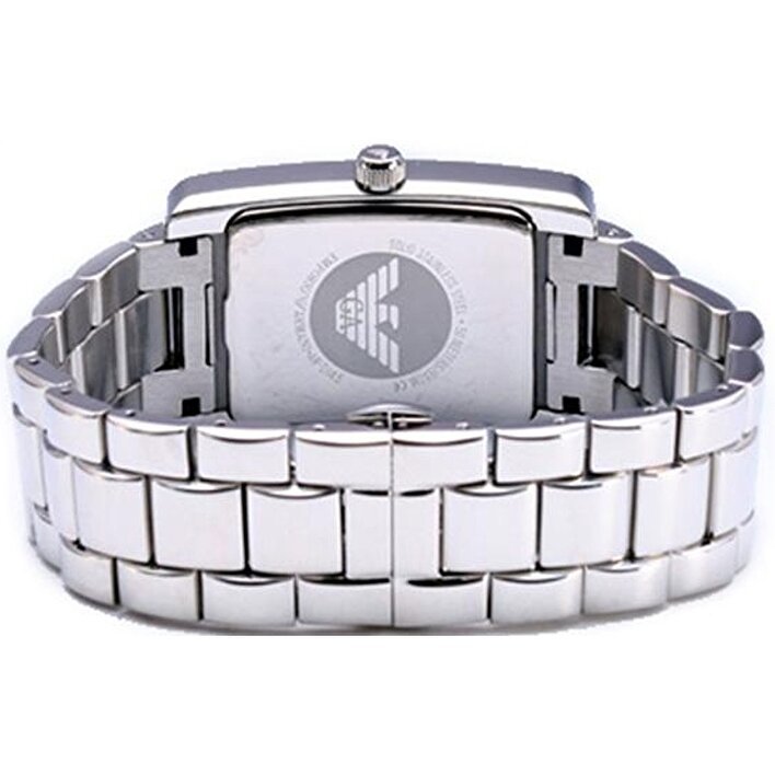 Emporio Armani Classic White Dial Silver Steel Strap Watch For Men - AR0145 Buy Now By Emporio Armani