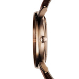 Emporio Armani Classic Brown Dial Brown Leather Strap Watch For Men - AR0383 Buy Now By Emporio Armani