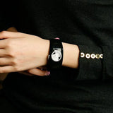 Emporio Armani Casual Analog Black Dial Black Leather Strap Watch For Women - AR0739 Buy Now By Emporio Armani