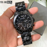 Emporio Armani Sportivo Quartz Black Dial Black Steel Strap Watch For Men - AR11027 Buy Now By Emporio Armani