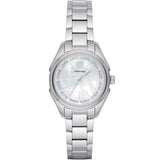 Emporio Armani Valeria Quartz Mother of Pearl Dial Silver Steel Strap Watch For Women - AR11030 Buy Now By Emporio Armani