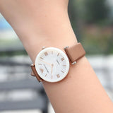 Emporio Armani Gianni T Bar Quartz Mother of Pearl White Dial Brown Leather Strap Watch For Women - AR11040 Buy Now By Emporio Armani