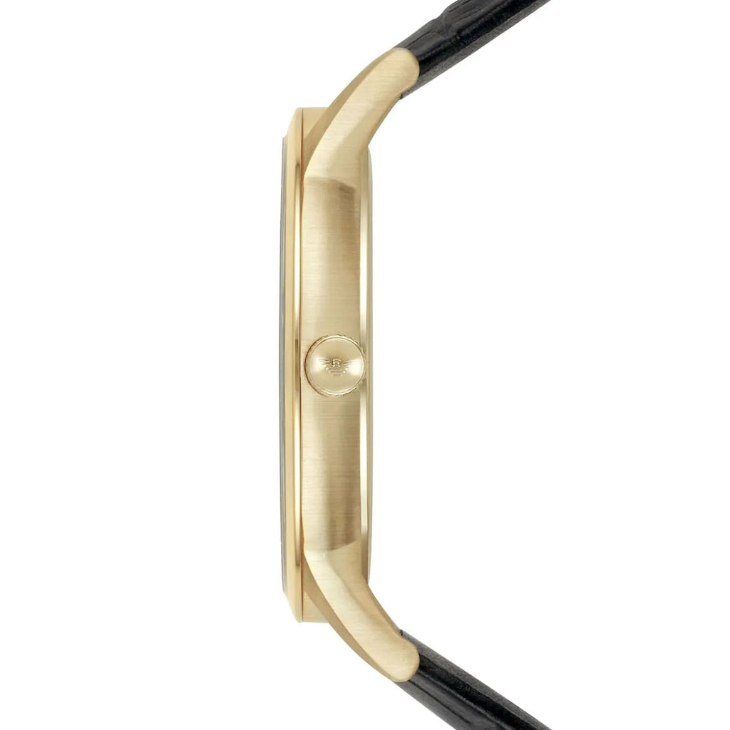 Emporio Armani Renato Quartz Grey Dial Black Leather Strap Watch For Men - AR11049 Buy Now By Emporio Armani