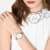 Emporio Armani Aurora Mother Of Pearl White Dial Silver Steel Strap Watch For Women - AR11054 Buy Now By Emporio Armani