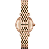 Emporio Armani T-Bar Gianni Rose Gold Dial Rose Gold Steel Strap Watch For Women - AR11059 Buy Now By Emporio Armani