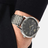Emporio Armani Kappa Quartz Grey Dial Silver Mesh Bracelet Watch For Men - AR11068 Buy Now By Emporio Armani