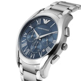 Emporio Armani Chronograph Quartz Blue Dial Silver Steel Strap Watch For Men - AR11082 Buy Now By Emporio Armani
