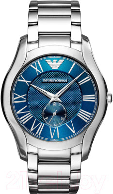 Emporio Armani Valente Quartz Blue Dial Silver Steel Strap Watch For Men - AR11085 Buy Now By Emporio Armani
