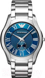 Emporio Armani Valente Quartz Blue Dial Silver Steel Strap Watch For Men - AR11085 Buy Now By Emporio Armani