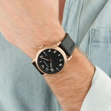 Emporio Armani Luigi Quartz Black Dial Black Rubber Strap Watch For Men - AR11097 Buy Now By Emporio Armani