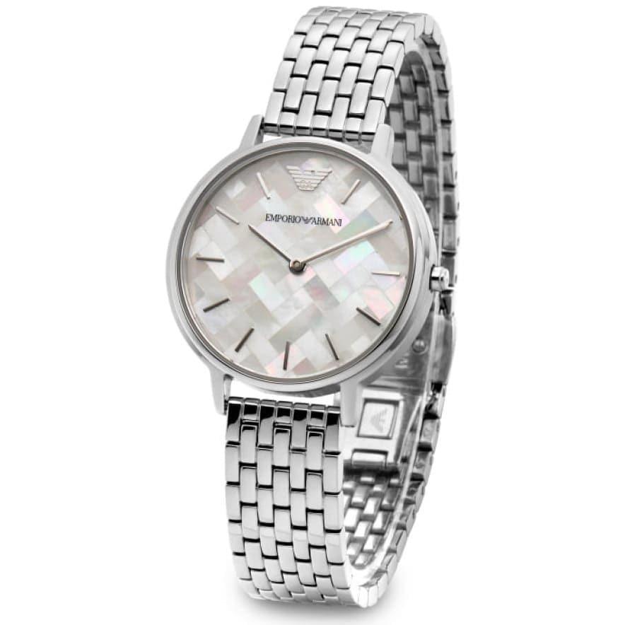 Emporio Armani Mother of Pearl Dial Silver Steel Strap Watch For Women - AR11112 Buy Now By Emporio Armani