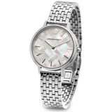 Emporio Armani Mother of Pearl Dial Silver Steel Strap Watch For Women - AR11112 Buy Now By Emporio Armani