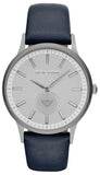 Emporio Armani Renato White DIal Blue Leather Strap Watch For Men - AR11119 Buy Now By Emporio Armani