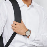 Emporio Armani Renato Quartz Grey Dial Grey Steel Strap Watch For Men - AR11120 Buy Now By Emporio Armani