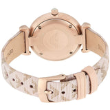 Emporio Armani Analog Grey Dial Pink Leather Strap Watch For Women - AR11126 Buy Now By Emporio Armani