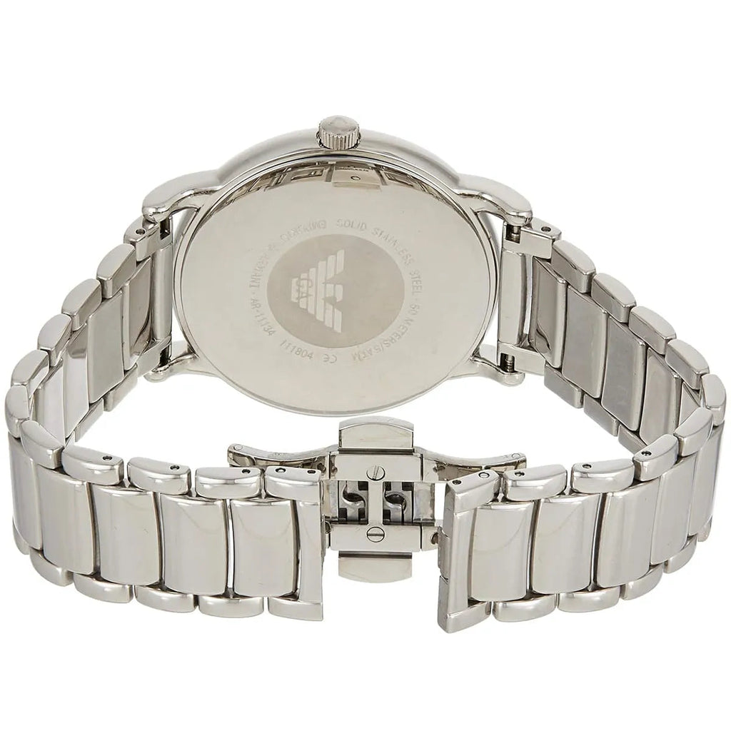 Emporio Armani Classic Quartz Grey Dial Silver Steel Strap Watch For Men - AR11134 Buy Now By Emporio Armani