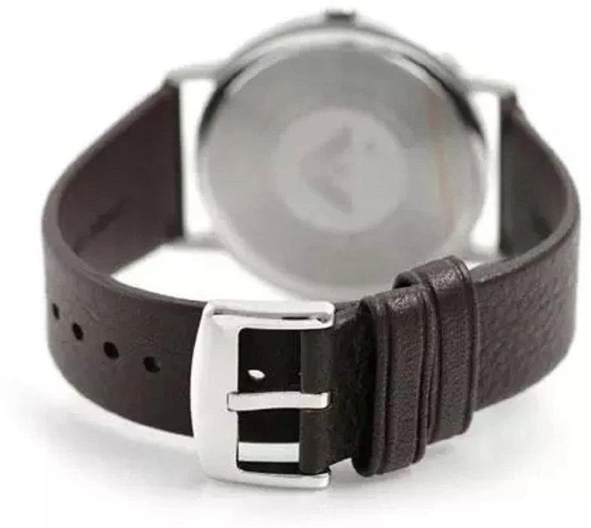 Emporio Armani Kappa Quartz Black Dial Brown Leather Strap Watch For Men - AR11153 Buy Now By Emporio Armani