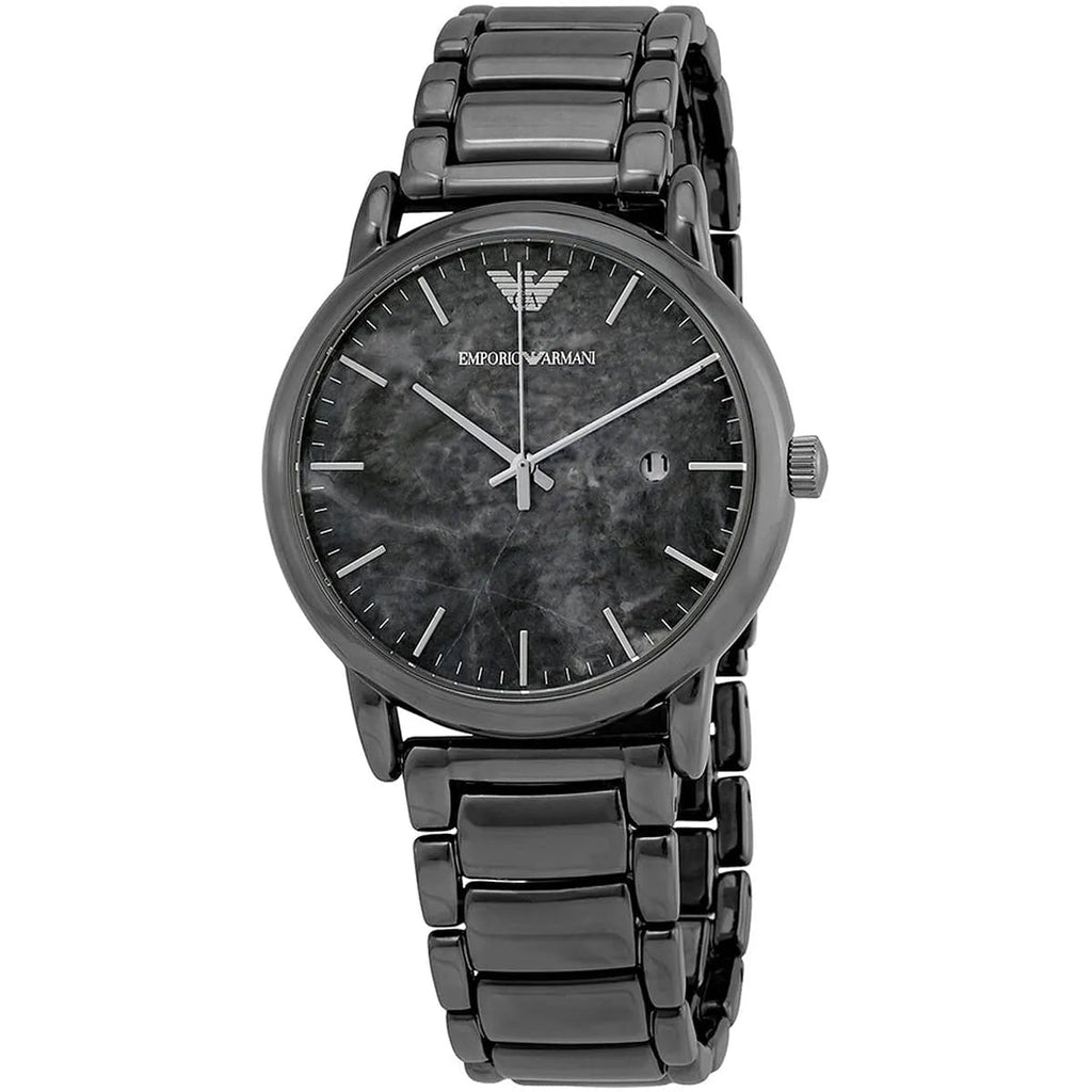 Emporio Armani Luigi Analog Grey Dial Grey Steel Strap Watch For Men - AR11155 Buy Now By Emporio Armani