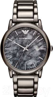 Emporio Armani Luigi Analog Grey Dial Grey Steel Strap Watch For Men - AR11155 Buy Now By Emporio Armani