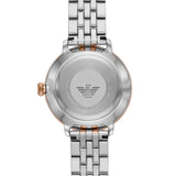 Emporio Armani Modern Slim Analog Mother of Pearl Dial Two Tone Steel Strap Watch For Women - AR11157 Buy Now By Emporio Armani