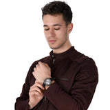 Emporio Armani Chronograph Quartz Grey Dial Black Leather Strap Watch For Men - AR11174 Buy Now By Emporio Armani